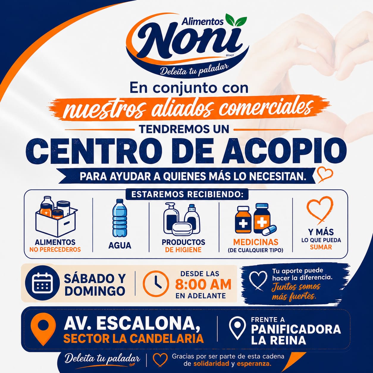Centro de acopio Alimentos Noni